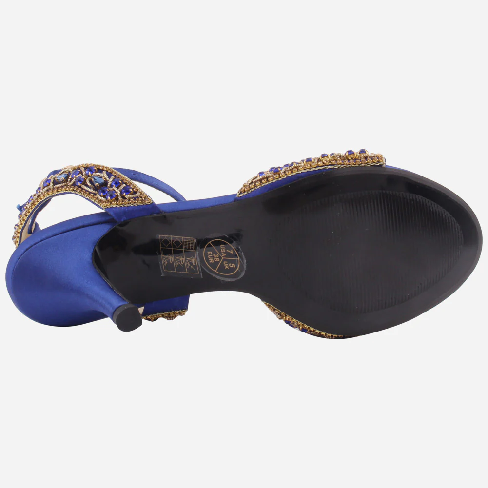 Women "HELENA" Glittering Bridal Sandals - Image 5