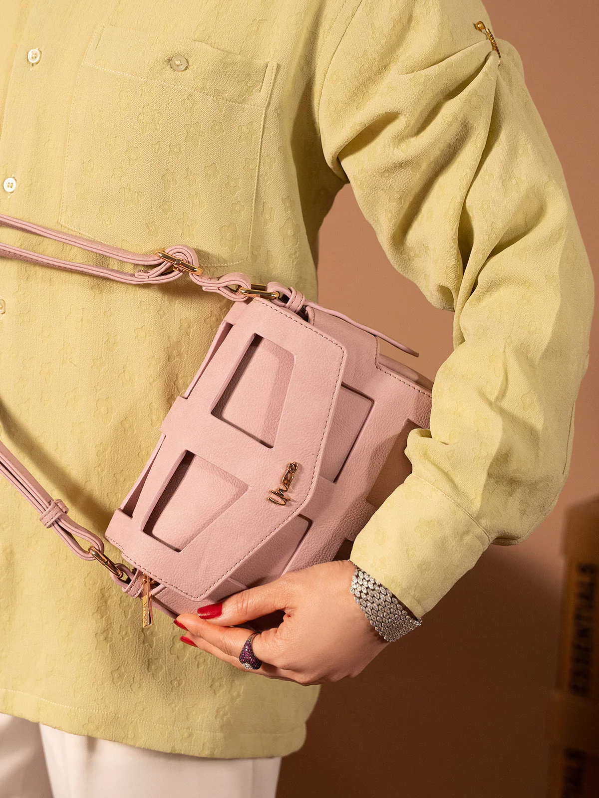 Women "HIRAYA" Crossbody Flap Bag - Image 9