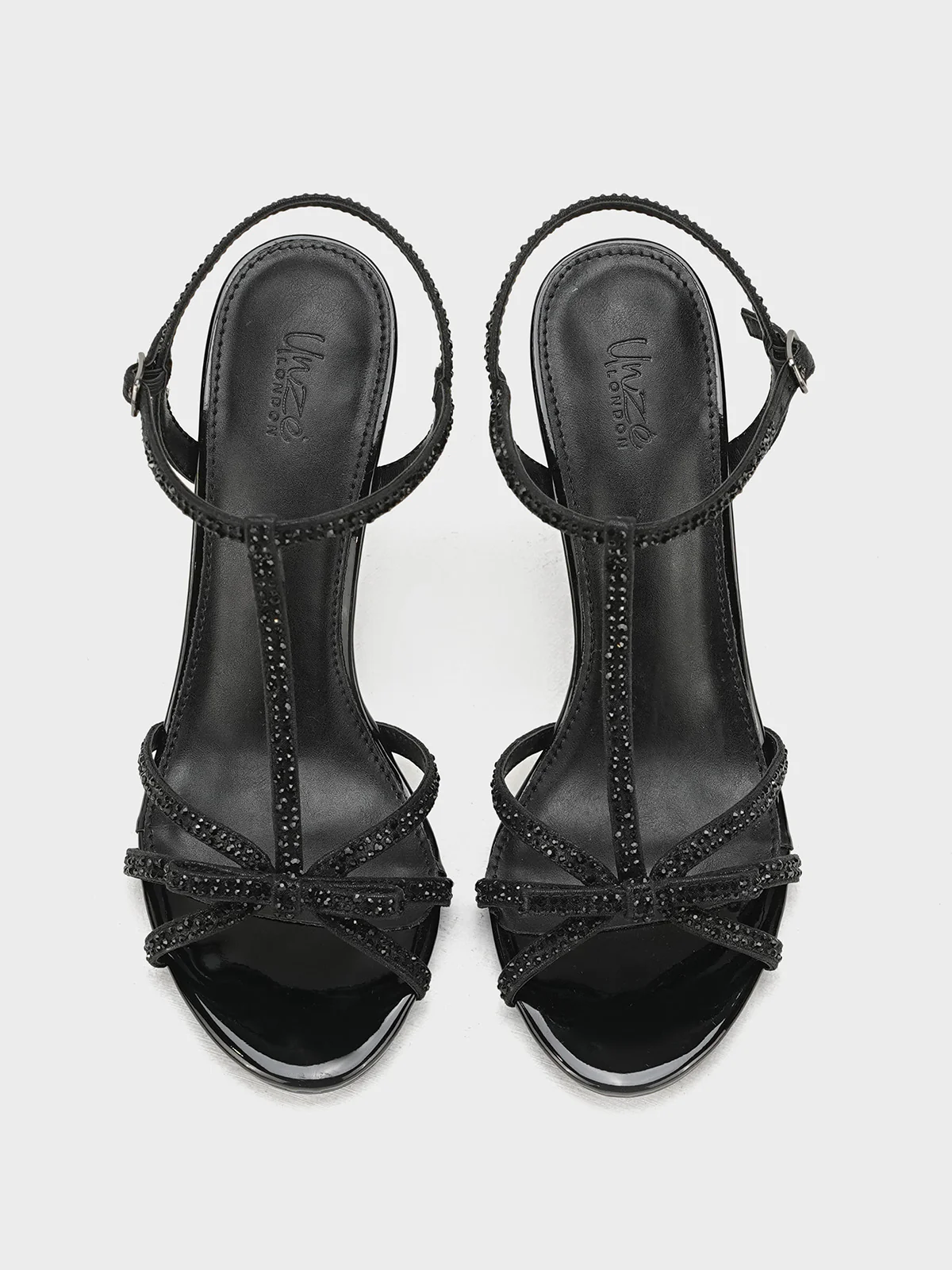 Women "HIYAM" Fancy Buckle Heel Sandals UK Size 3-8 - Image 9