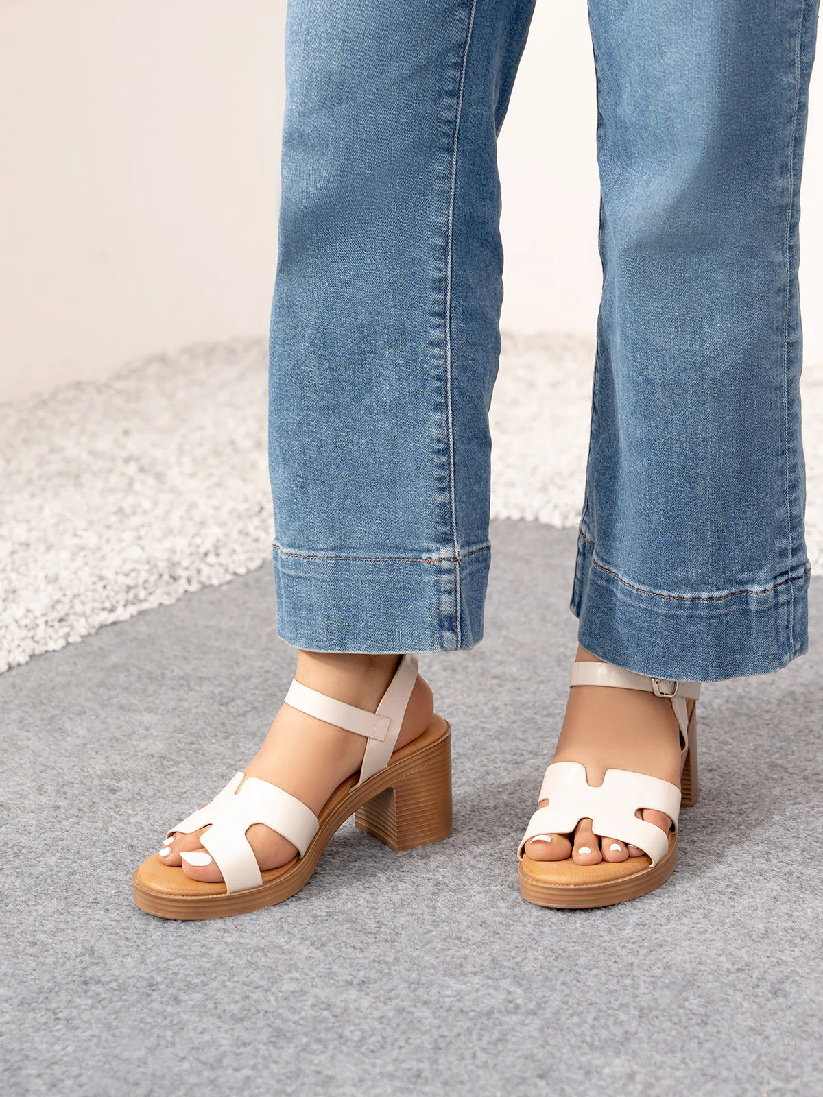 Women "JELANIZ" Comfort Block Heel Sandals - Image 6