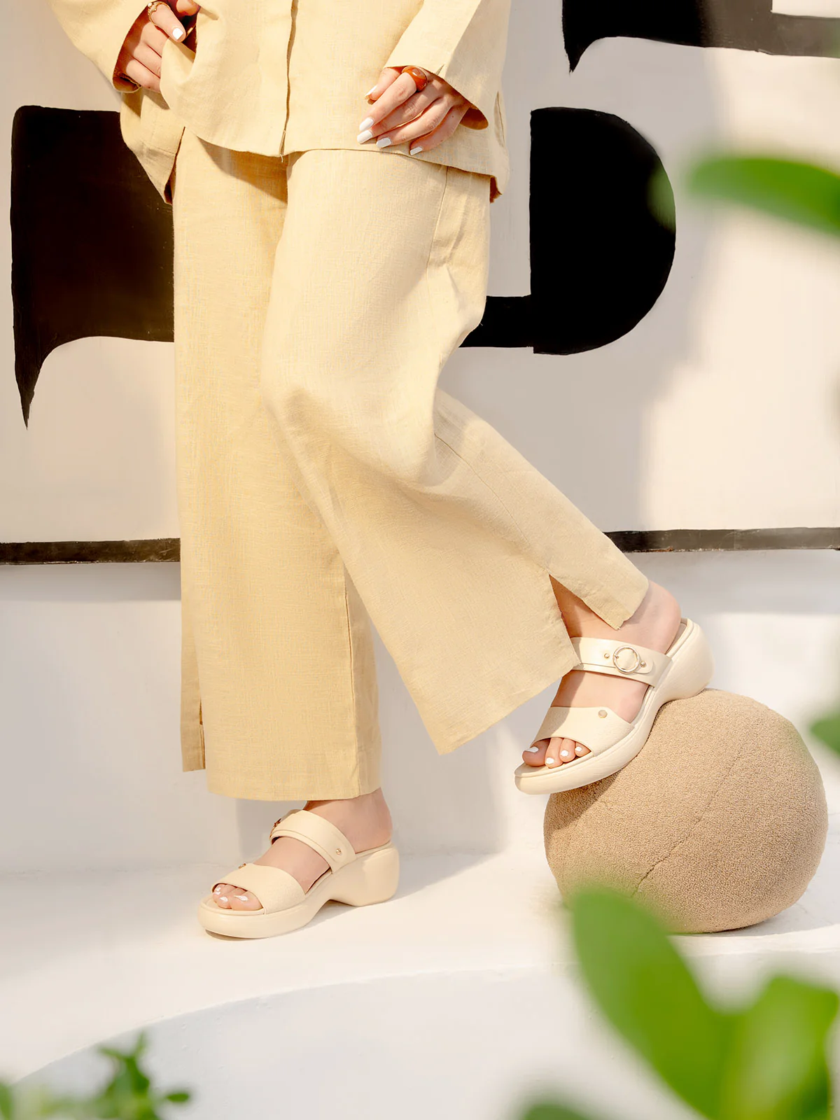 Women "JOSEFA" Comfort Wedge Slippers - Image 6
