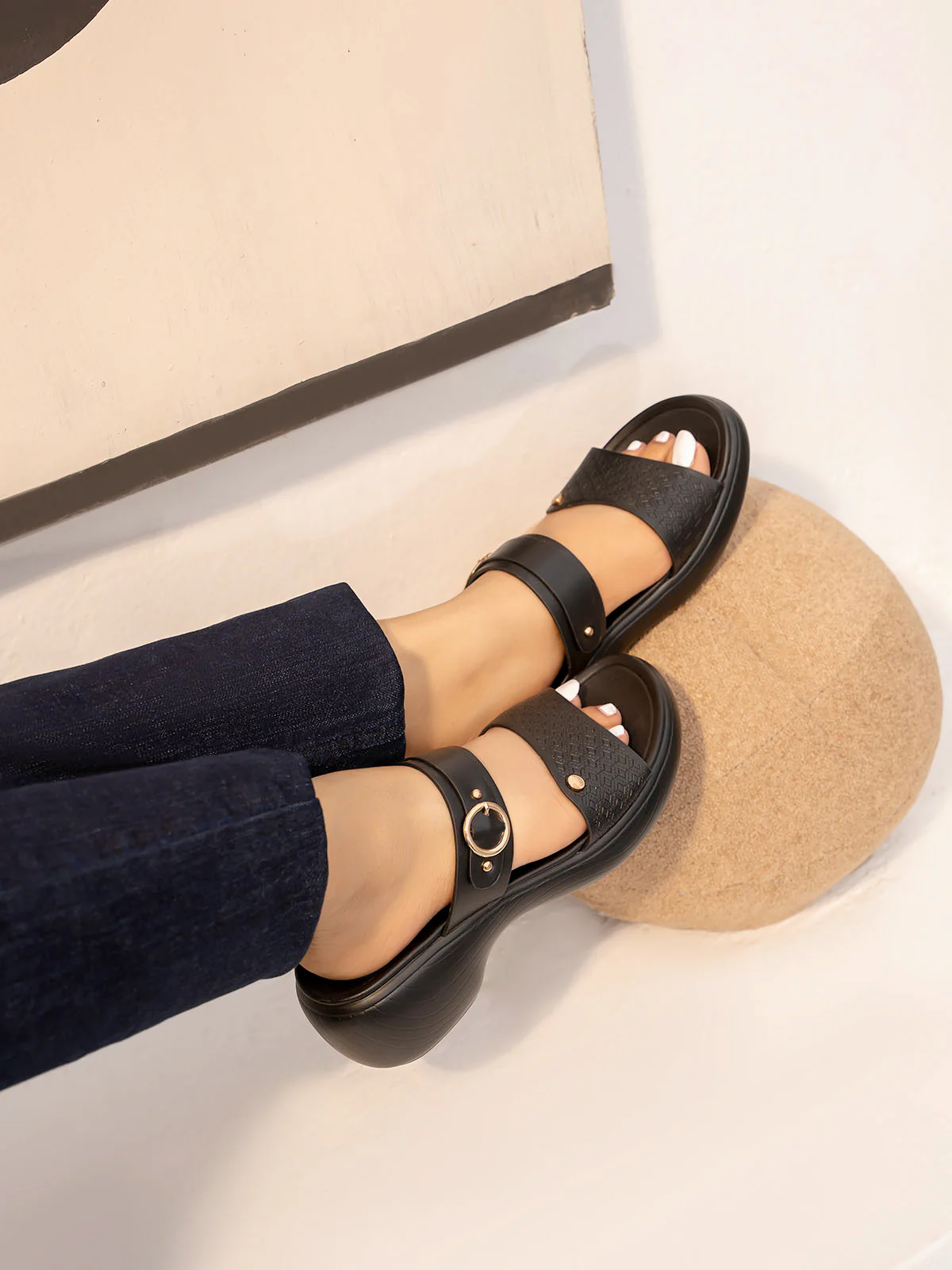 Women "JOSEFA" Comfort Wedge Slippers - Image 10