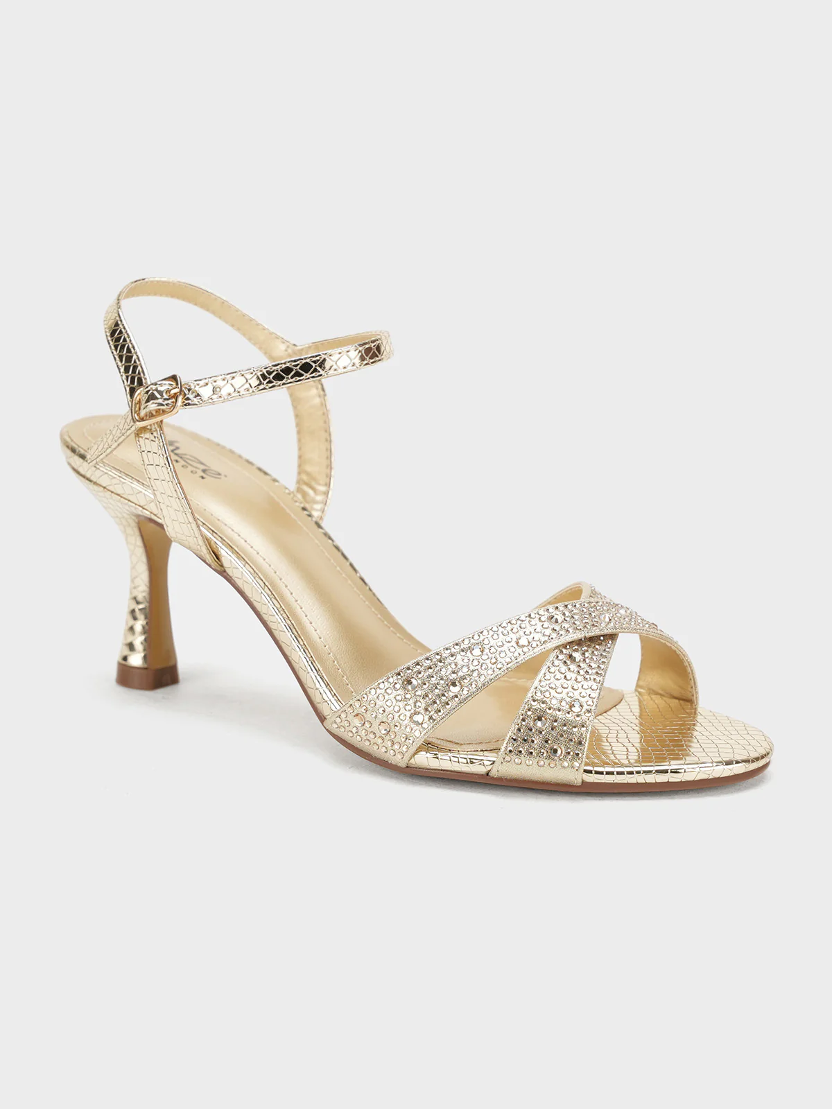 Women "JOSIE" Graceful Spool Heel Sandals