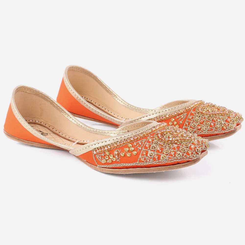 WOMEN "JUDY" TRADITIONAL HANDMADE LEATHER KHUSSA - Image 2