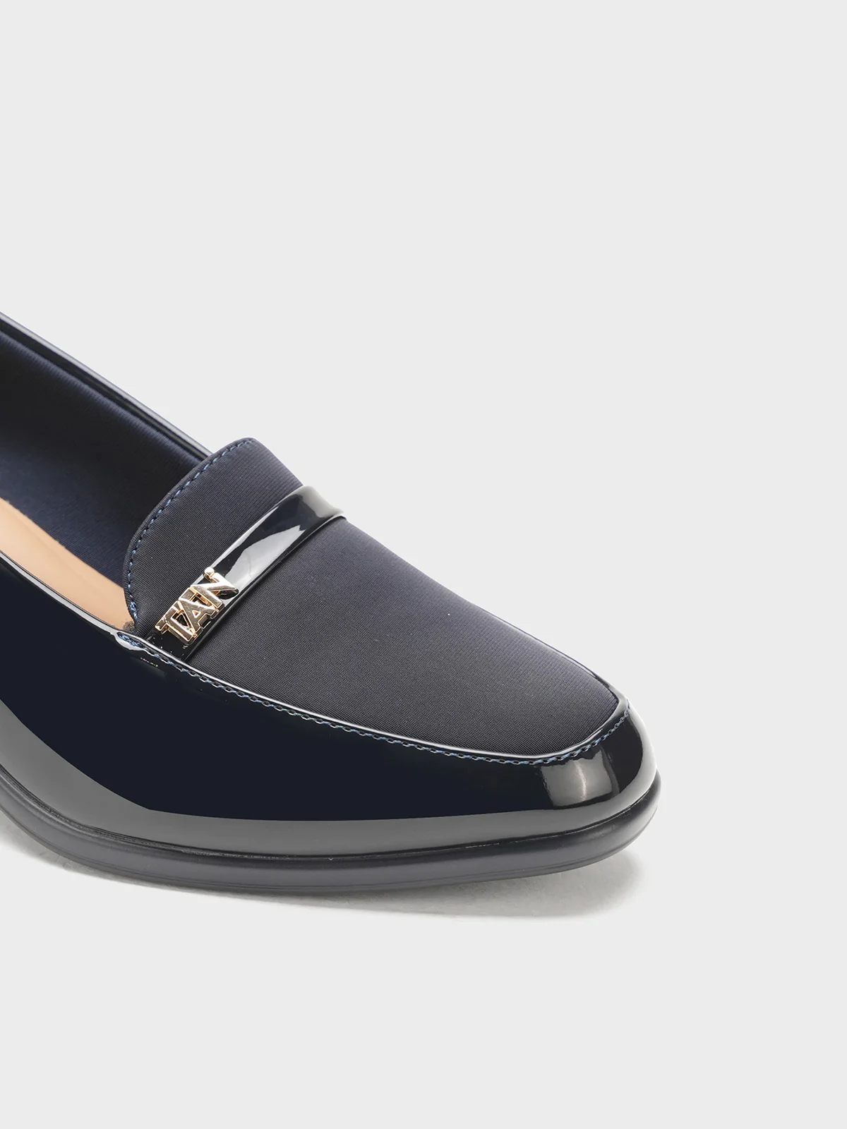 Women "KAYCE" Stylish Block Heel Courts - Image 4