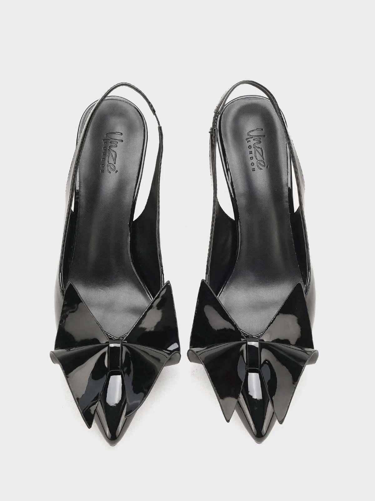 Women "KAYLA" Modern Point Toe Heel Sandals - Image 9