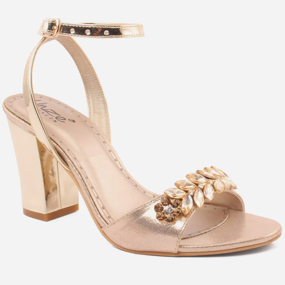 Women "KELLY" Block Heel Sandals