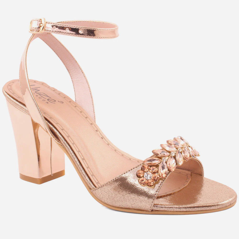 Women "KELLY" Block Heel Sandals