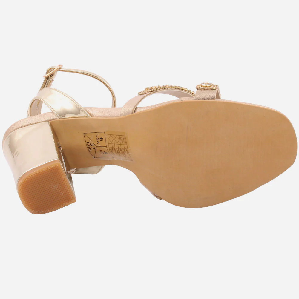 Women "KIMMEI" Block Heel Sandals - Image 5