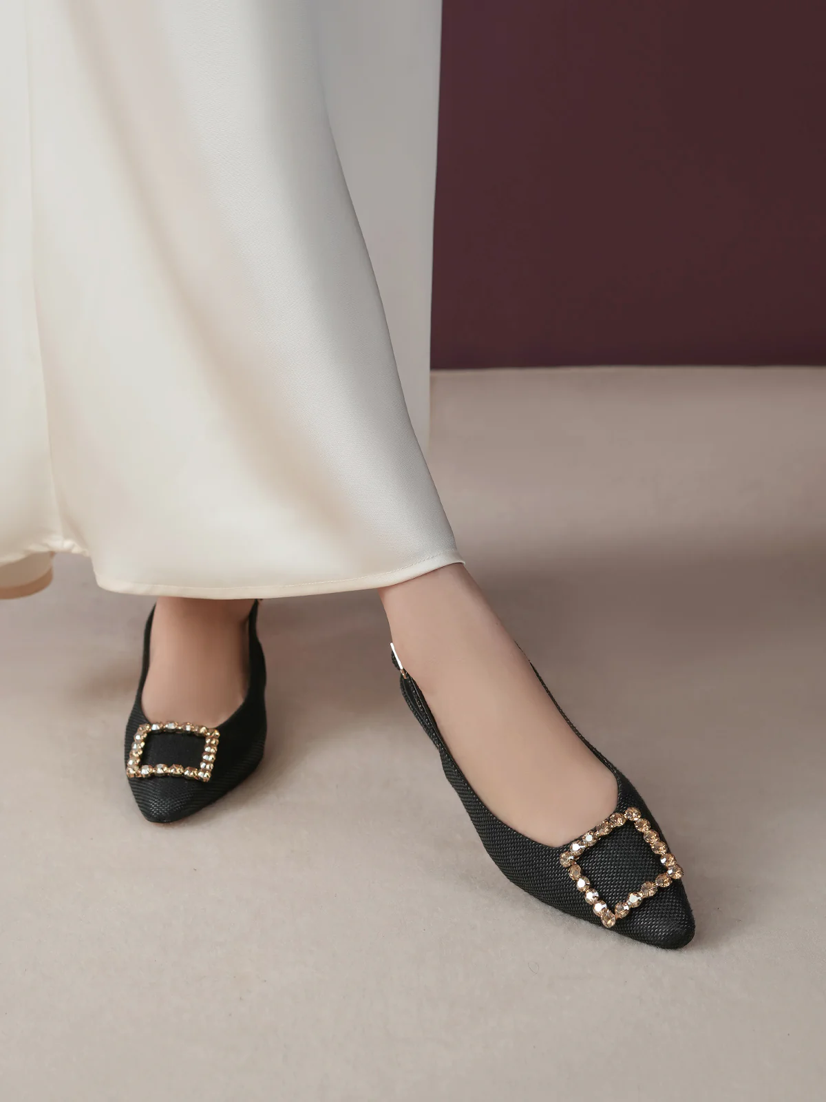 Women "KIMONI" Elegant Kitten Heel Sandals - Image 3