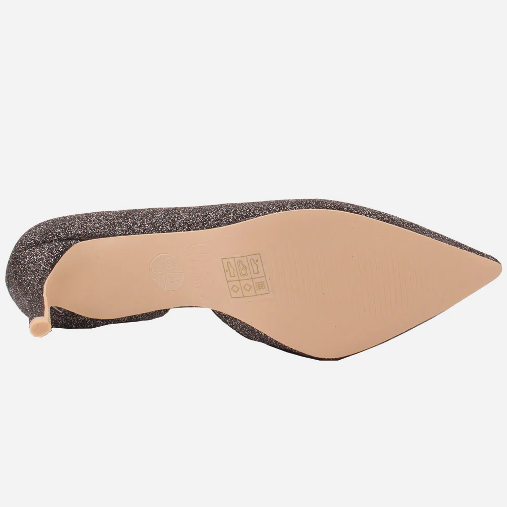 Women "KISTINE"Matt Finish Court Shoes - Image 5