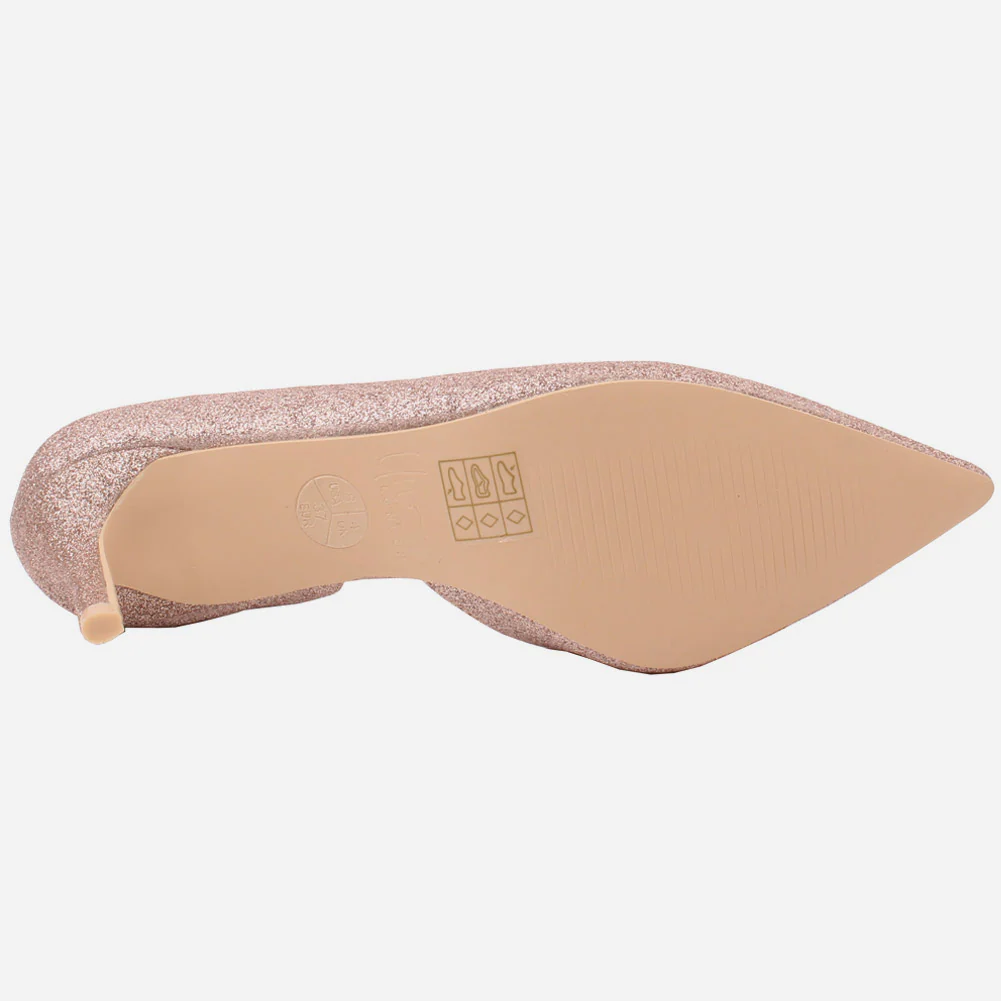 Women "KISTINE"Matt Finish Court Shoes - Image 5