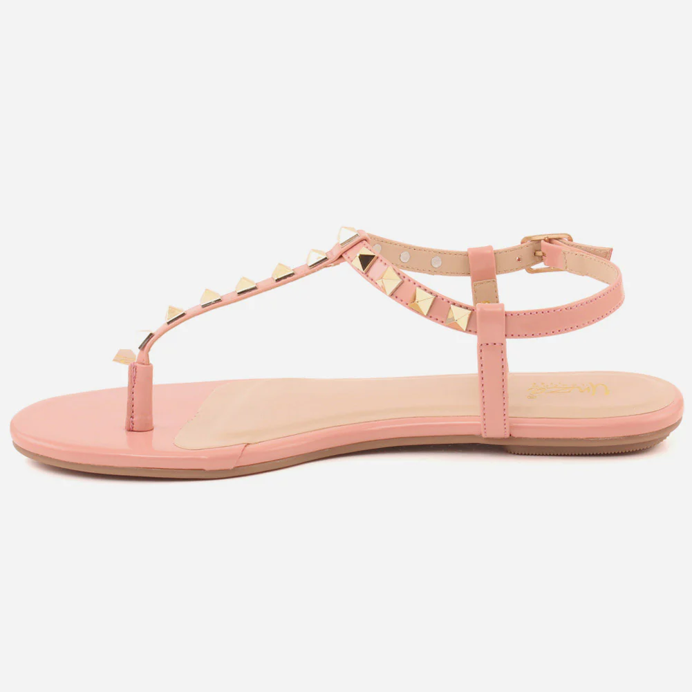Women "KITTY" Ankle Fastening Light Weight Rubber Sole Sandals - Image 3