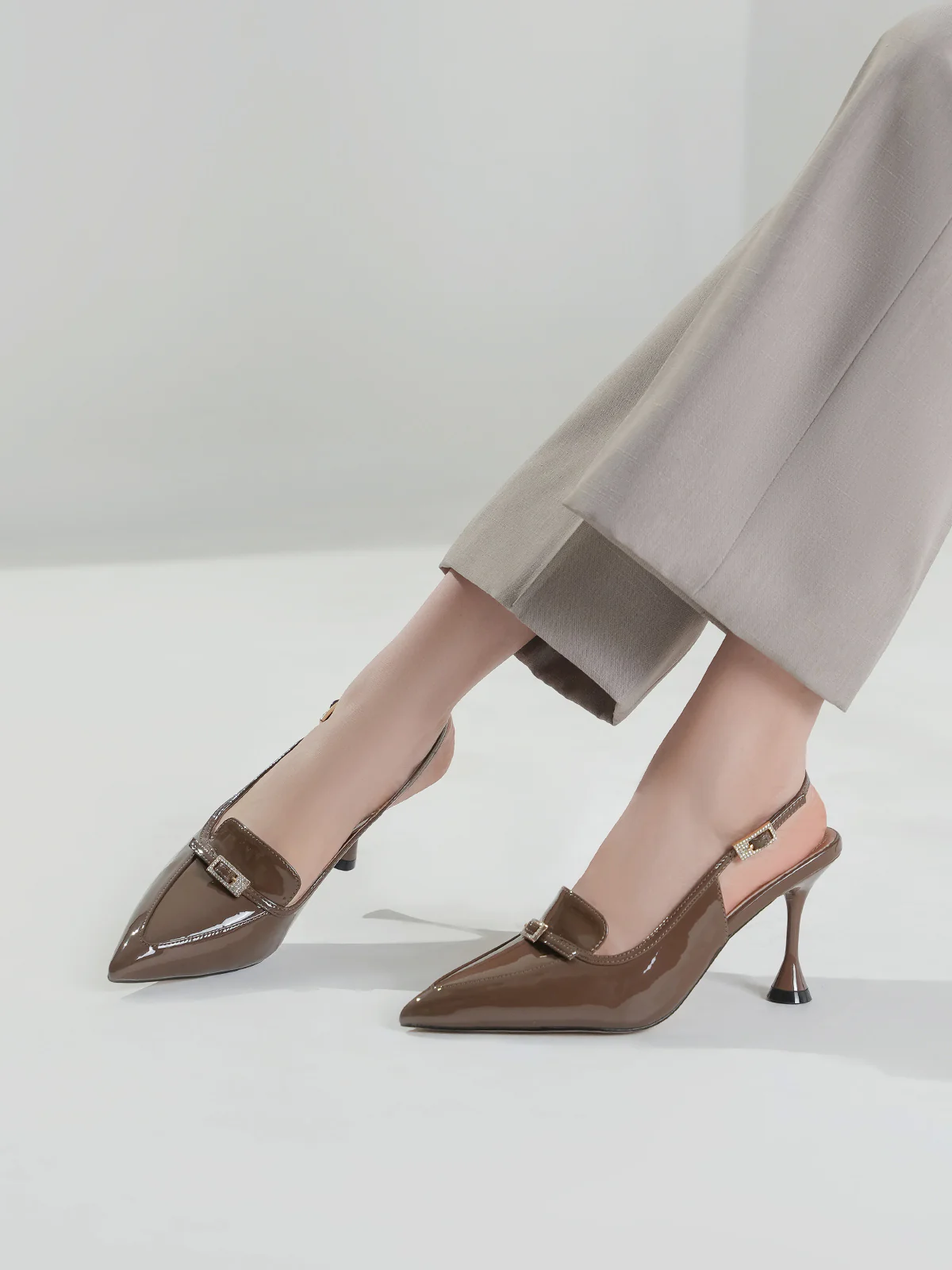 Women "KOALA" Pointed Toe Buckle Sandals - Image 3