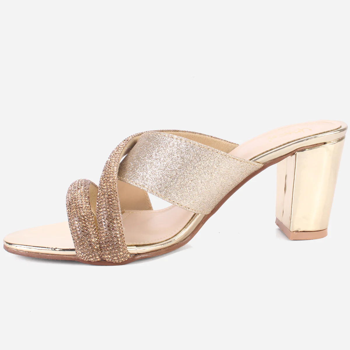 Women "KYLA" Party Wear Slip On Sandals - Image 3