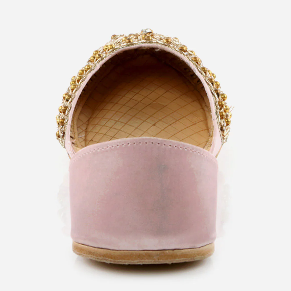 Women Ladies Decorated Summer Shoes Mojaris Traditional Indian Wedding Bridal Slip Ons Evening Party Handmade Leather Khussa Pumps Shoes - Image 5