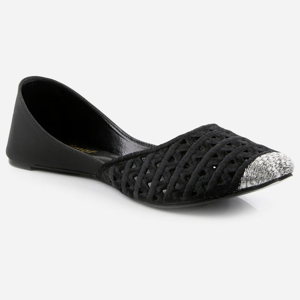Women Ladies Sequins Decoration Ethnic Jotis Mojaris Traditional Indian Slip Ons Evening Party Handmade Leather Khussa Pumps Shoes