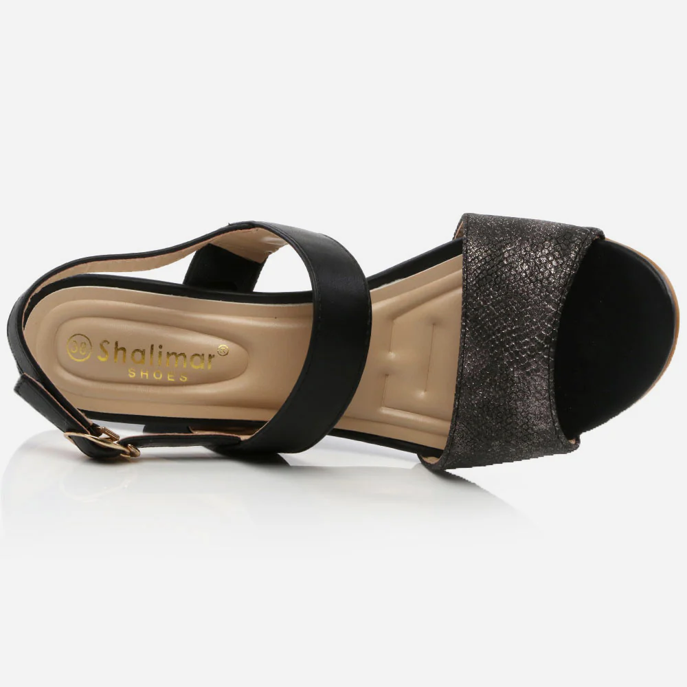 Women Ladies Strappy Everyday Casual Comfort Wedge Heel Daywear Open Toe Buckled Old Lady Sandals Shoes Size 3-8 UK - Image 4