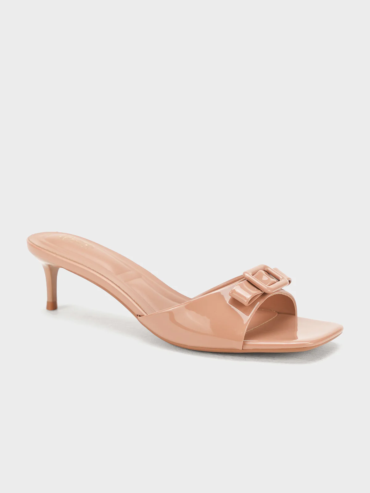 Women "LAMAR" Buckle Sleek Heel Sandals - Image 2