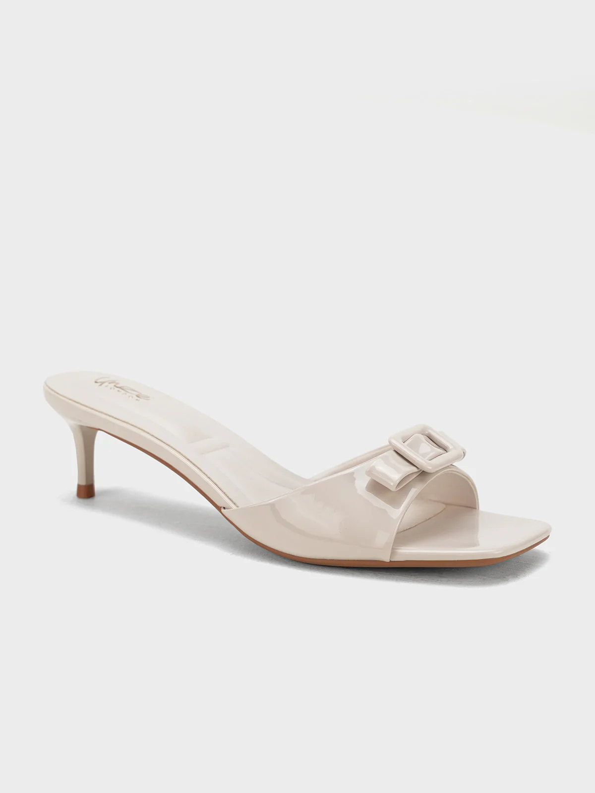 Women "LAMAR" Buckle Sleek Heel Sandals - Image 2
