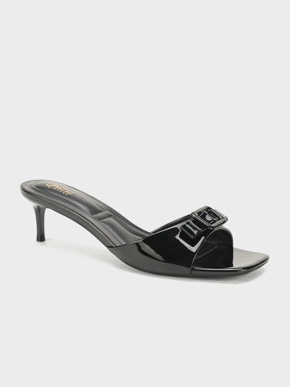 Women "LAMAR" Buckle Sleek Heel Sandals - Image 2