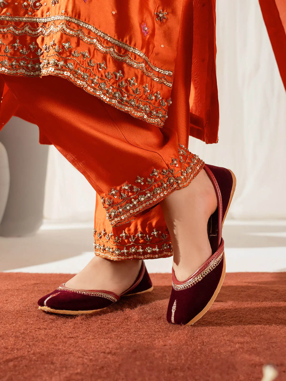 Women "LAURIE" Intricate Tila Wrok khussa - Image 3