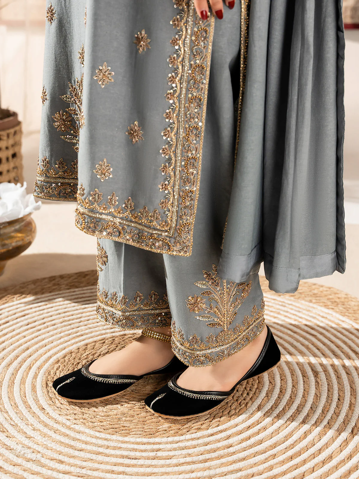 Women "LAURIE" Intricate Tila Wrok khussa - Image 6