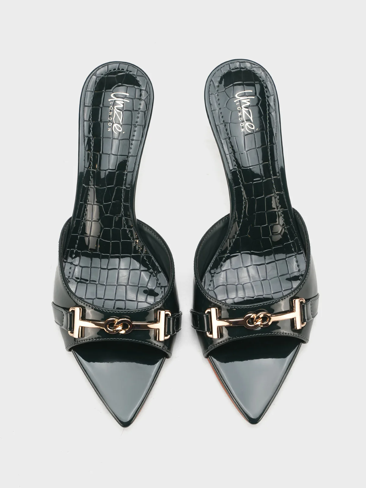 Women "LEYZA" Slip On Pointed Heel Sandals - Image 9