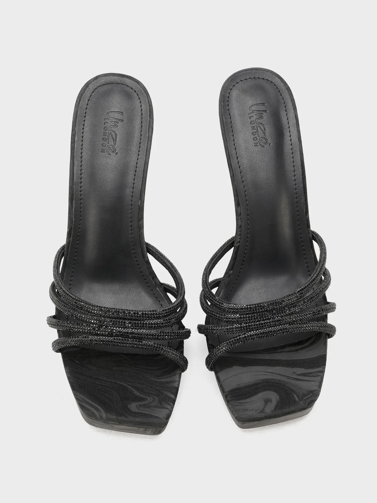 Women "MAGALY" Glamour Embellished Heels - Image 6