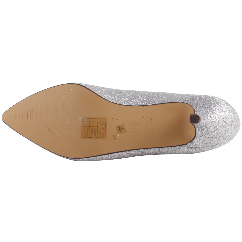 Women “MAGEY” Pointed Closed Toe Kitten Heel Court Shoes - Image 5