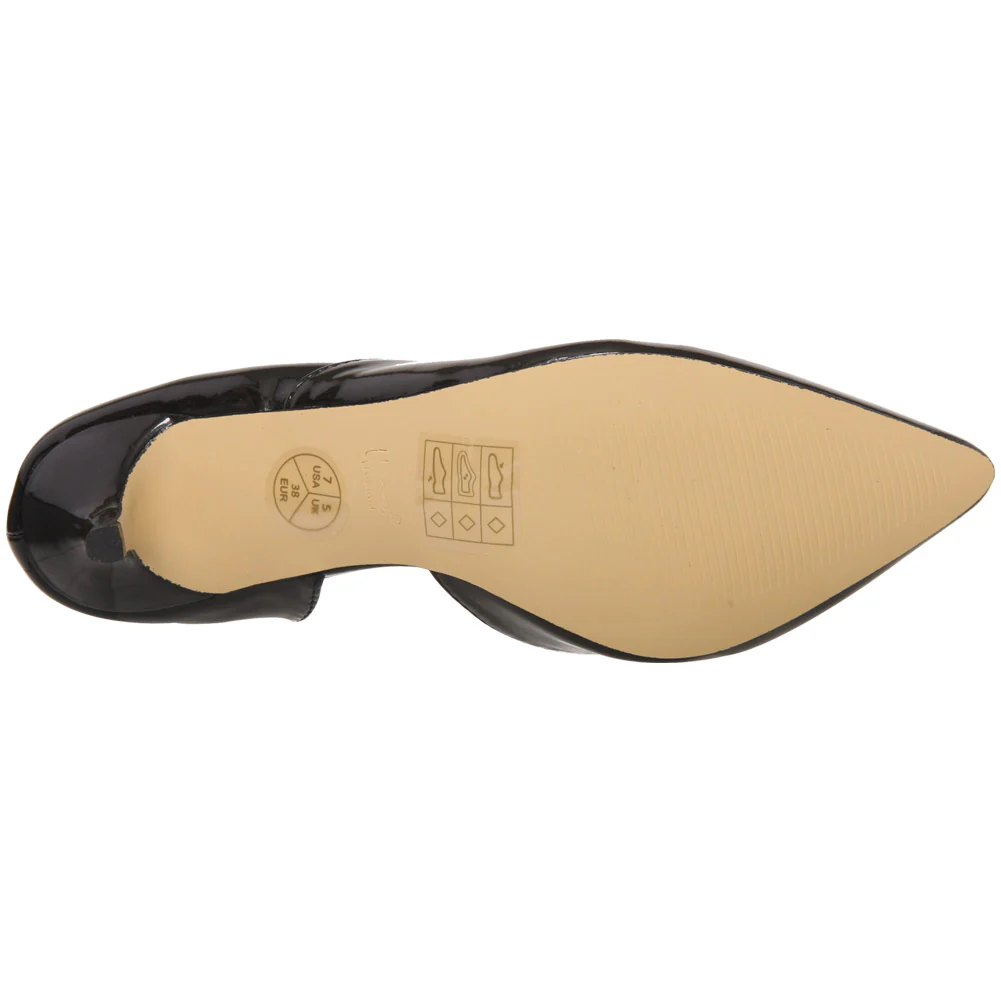 Women “MAILA” Slip On Kitten Heel Courts - Image 5