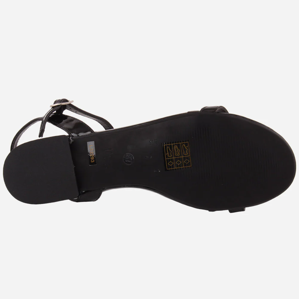 Women "MARGOT" Low Heel Gemstone Sandals - Image 5