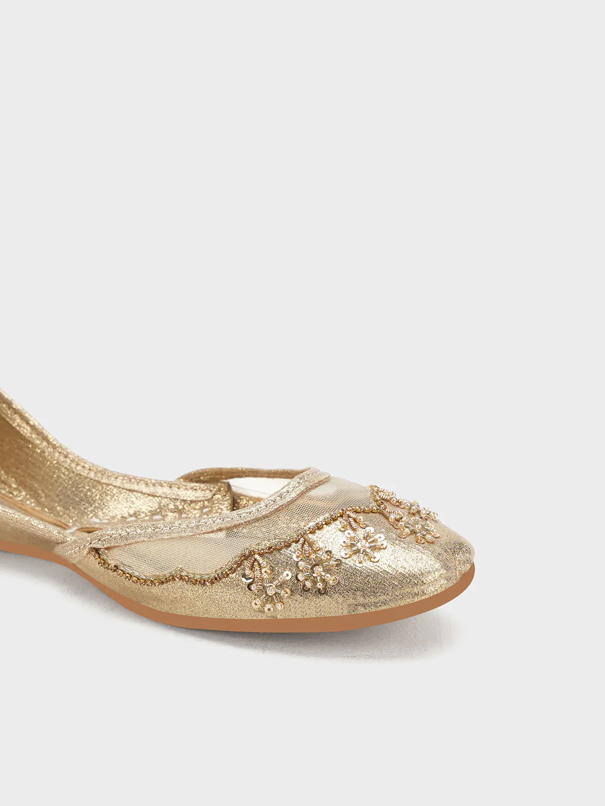 Women "MARSH" Glamorous Shiny Khussa - Image 4