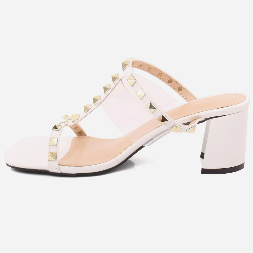Women "MERYL" Block Heel Slip On Sandals - Image 3
