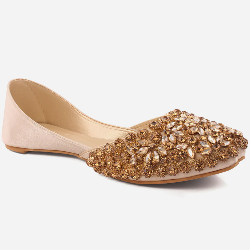 Women "MILO" Embellished Slip On Khussa