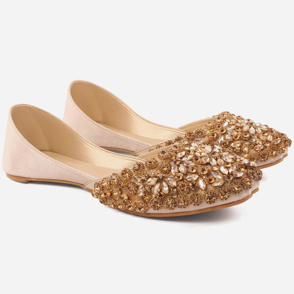 Women "MILO" Embellished Slip On Khussa - Image 2