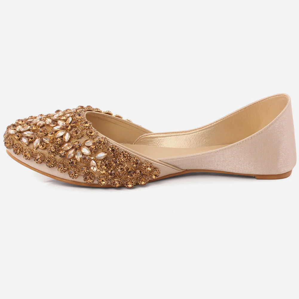 Women "MILO" Embellished Slip On Khussa - Image 3