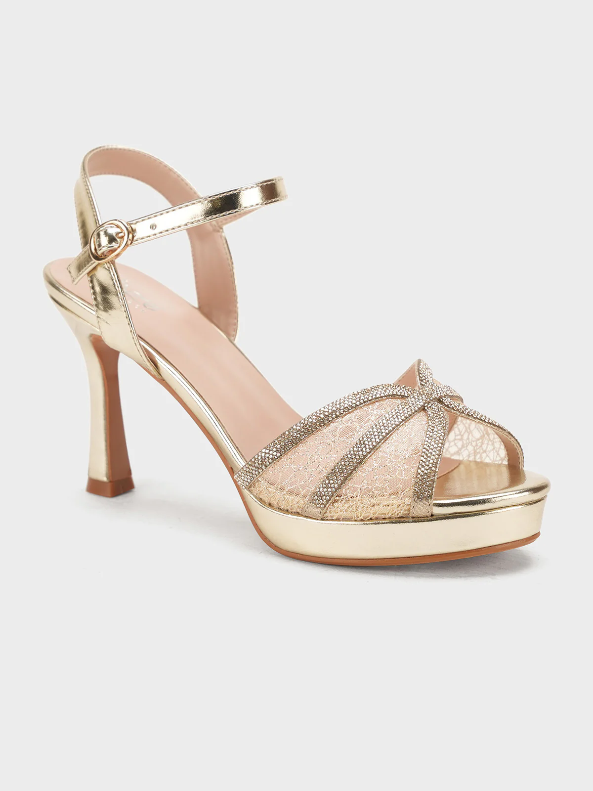 Women "MONET" Comfort Spool Heel Sandals - Image 2