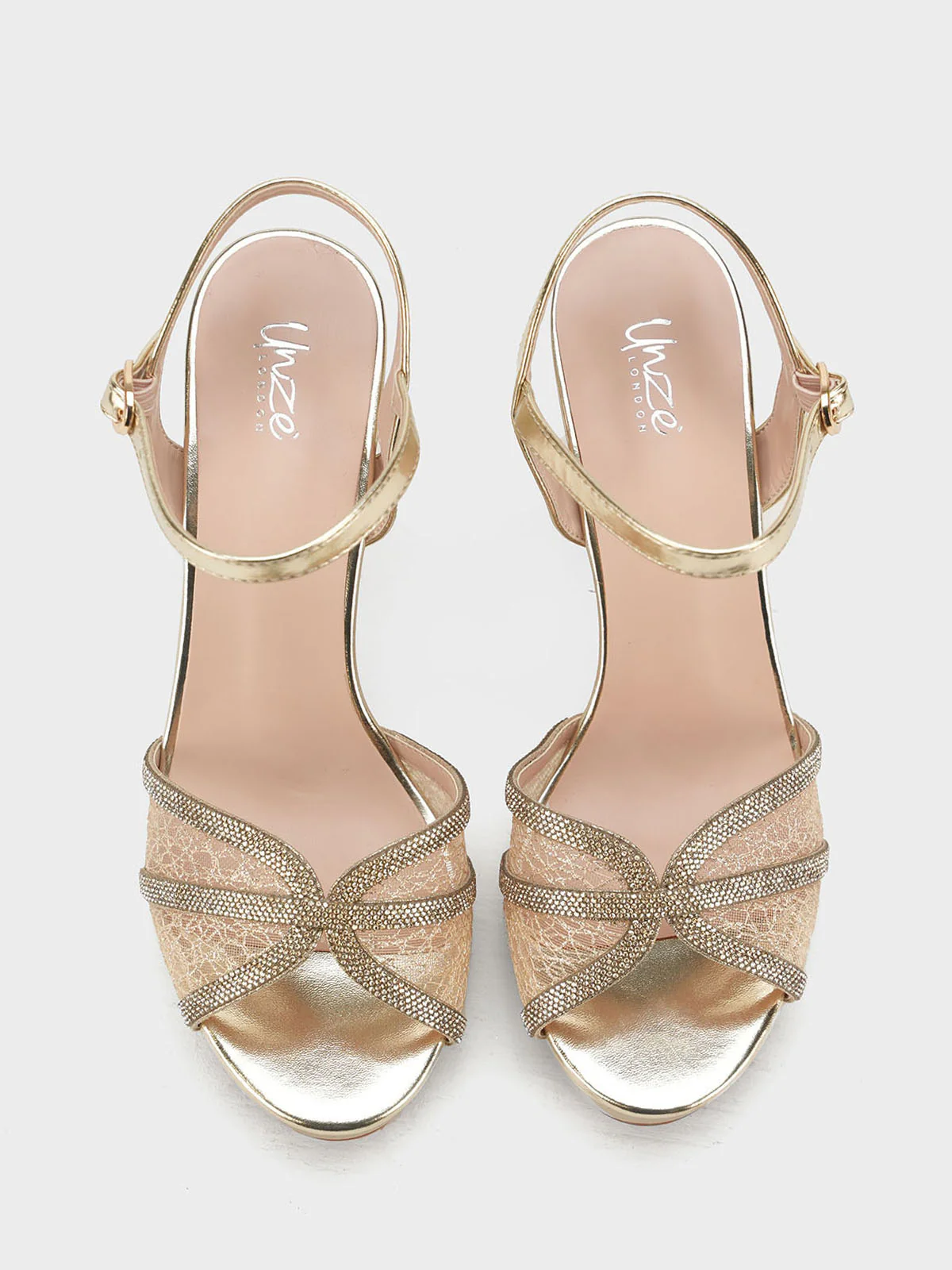 Women "MONET" Comfort Spool Heel Sandals - Image 9