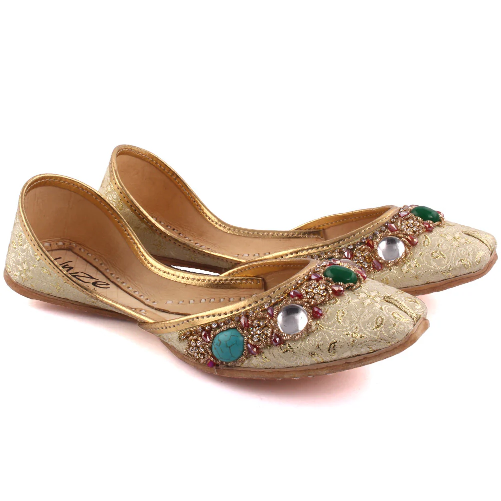 Women MONGOL Indian Khussa Slippers - Image 2