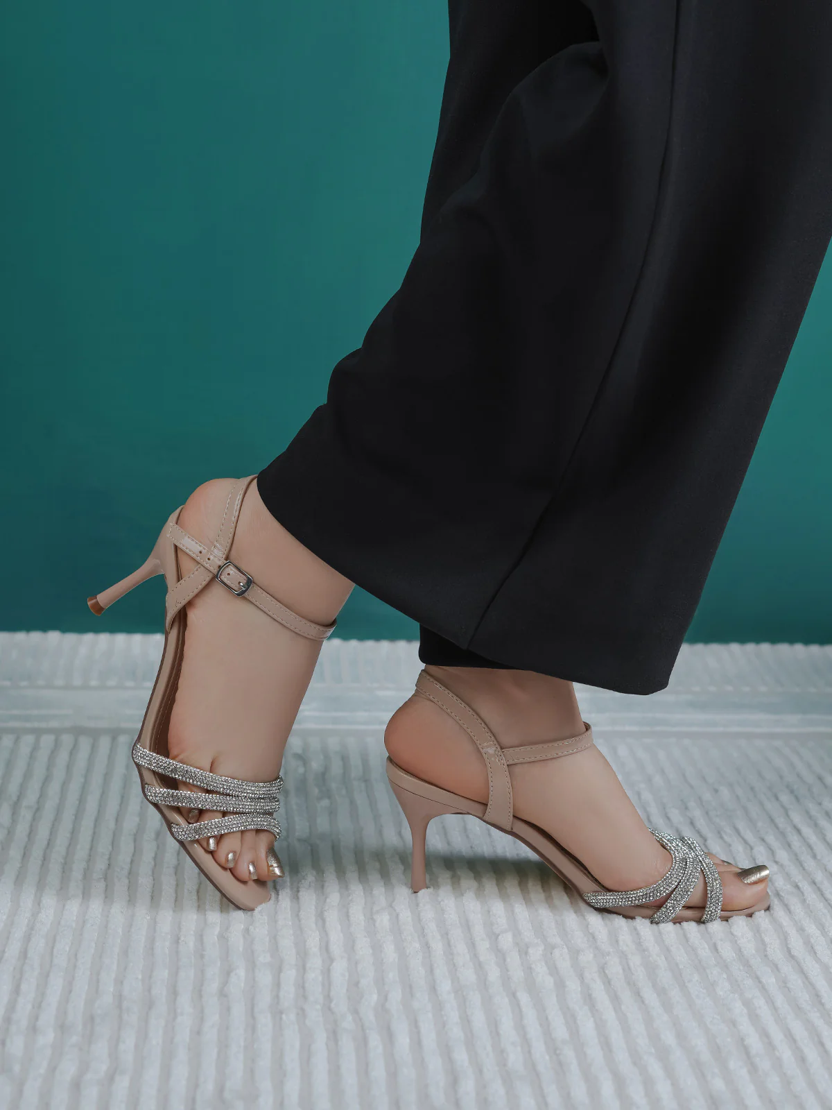 Women "NENETL" Elegant Fancy Heel Sandals - Image 3