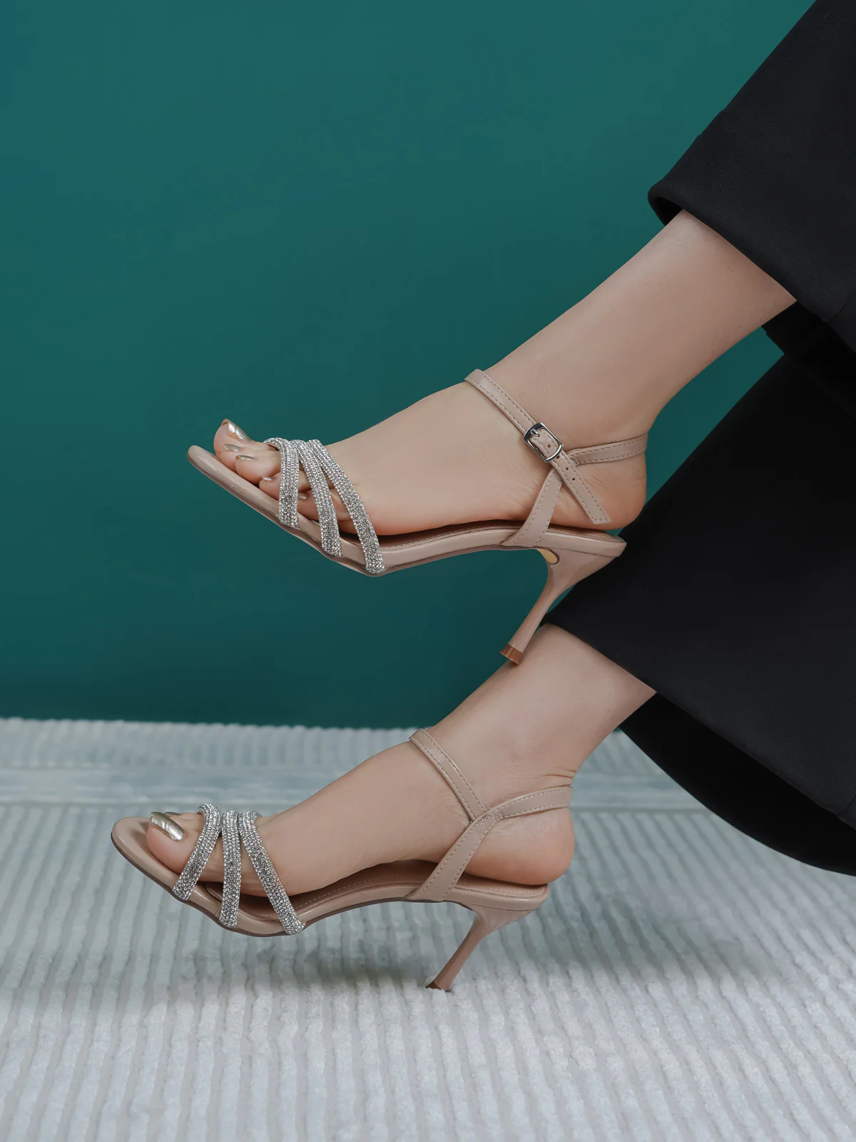 Women "NENETL" Elegant Fancy Heel Sandals - Image 6