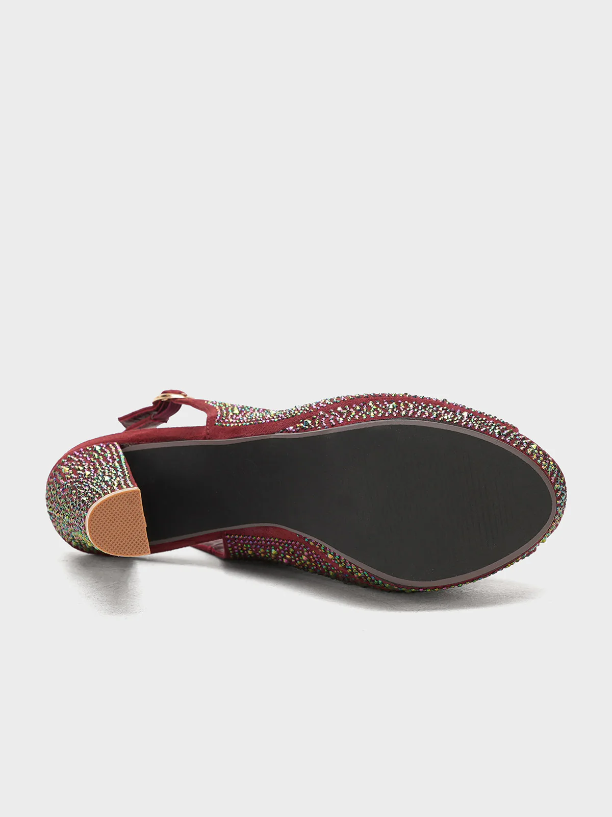 Women "NEXALLI" Fancy High Block Heel Sandals - Image 7