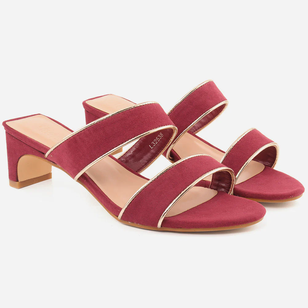 Women "NICOLE" Comfy Gorgeous Nubuck Slip On Sandals - Image 2