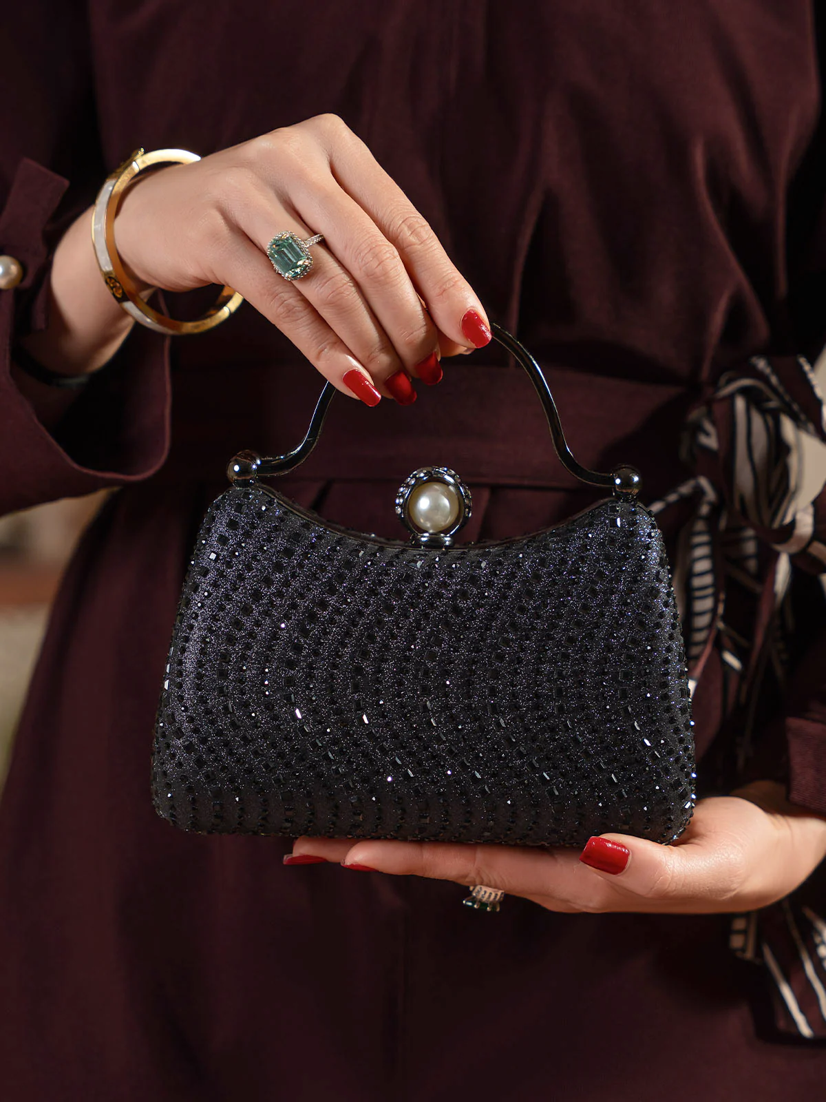 Women "NICOLE" Elegant Design Fancy Bag - Image 3
