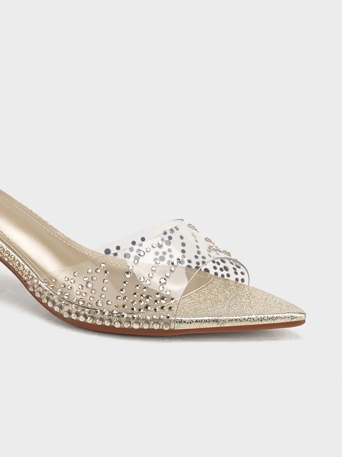 Women "NIGEL" Transparent Fancy Sandals - Image 4