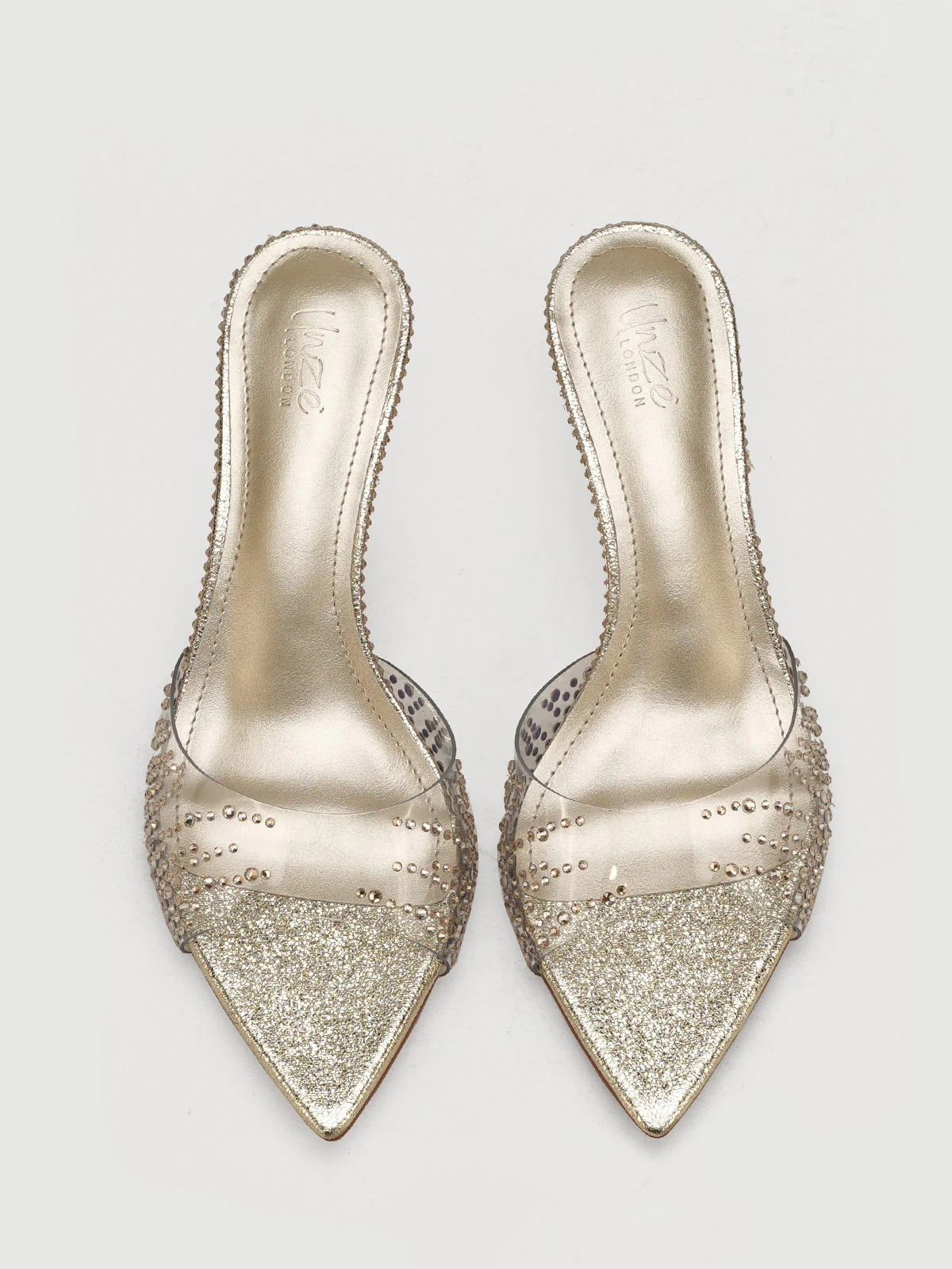 Women "NIGEL" Transparent Fancy Sandals - Image 6
