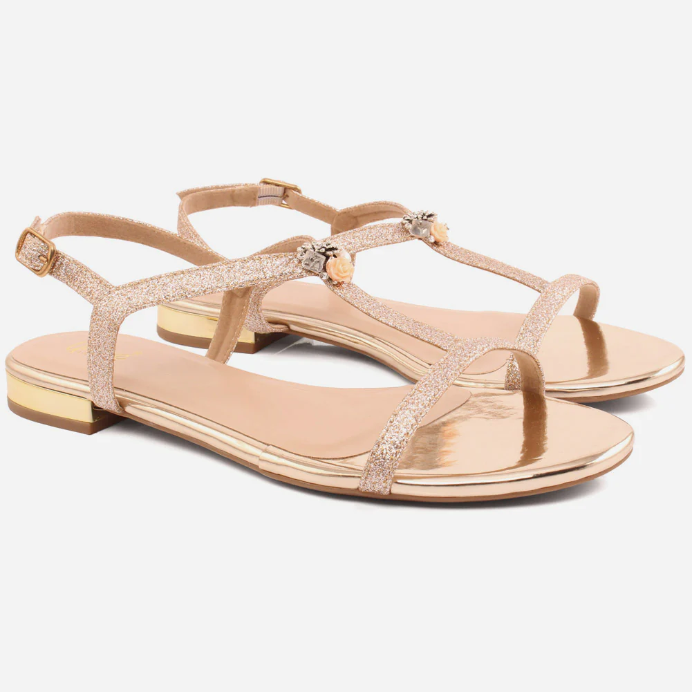 Women "Nika" perfect day-to-night sparkling Sandals - Image 2