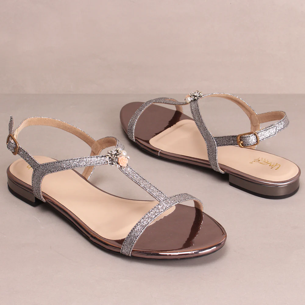 Women "Nika" perfect day-to-night sparkling Sandals - Image 6