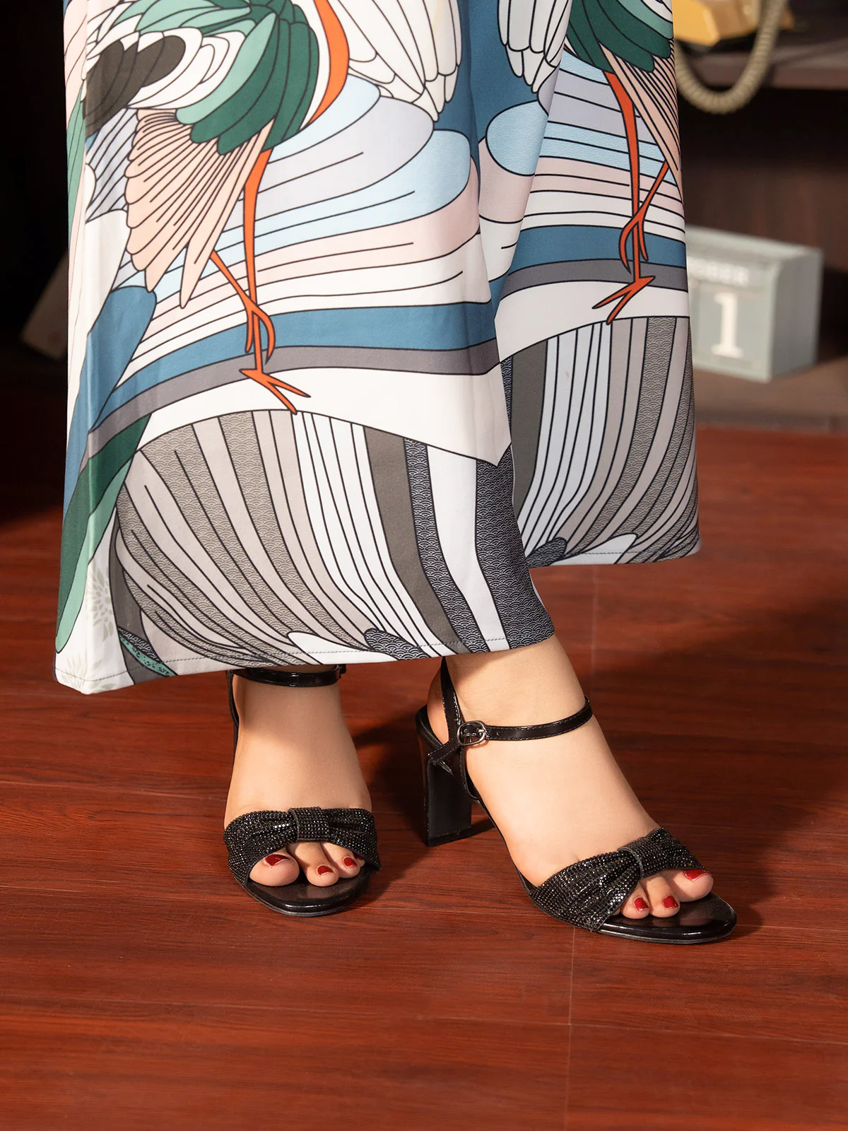 Women "NIKITA" Fancy Buckle Sandals - Image 3